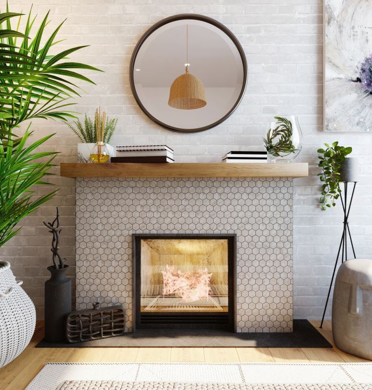 Fireplace Surround Tile Design